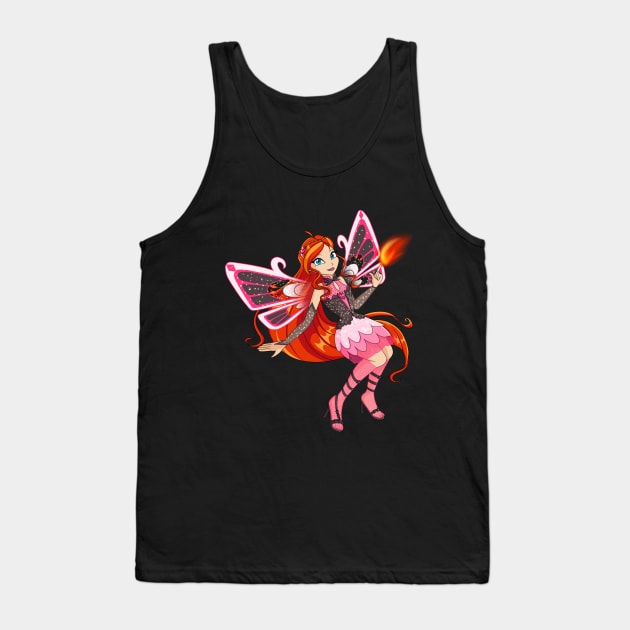 Bloom Enchantix Pink Tank Top by SailorBomber